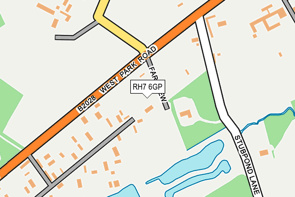 RH7 6GP map - OS OpenMap – Local (Ordnance Survey) RH7 6GP map - OS OpenMap – Local (Ordnance Survey)
