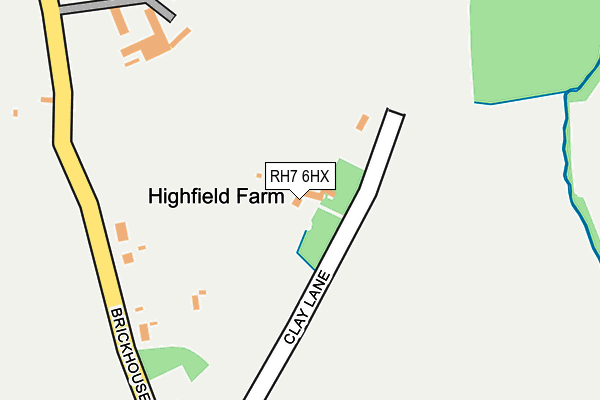 RH7 6HX map - OS OpenMap – Local (Ordnance Survey) RH7 6HX map - OS OpenMap – Local (Ordnance Survey)