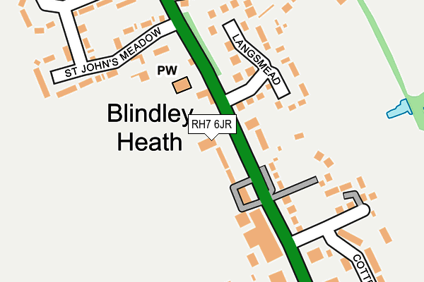 RH7 6JR map - OS OpenMap – Local (Ordnance Survey) RH7 6JR map - OS OpenMap – Local (Ordnance Survey)