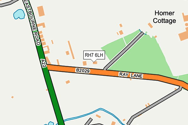 RH7 6LH map - OS OpenMap – Local (Ordnance Survey) RH7 6LH map - OS OpenMap – Local (Ordnance Survey)