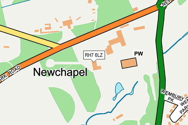 RH7 6LZ map - OS OpenMap – Local (Ordnance Survey) RH7 6LZ map - OS OpenMap – Local (Ordnance Survey)