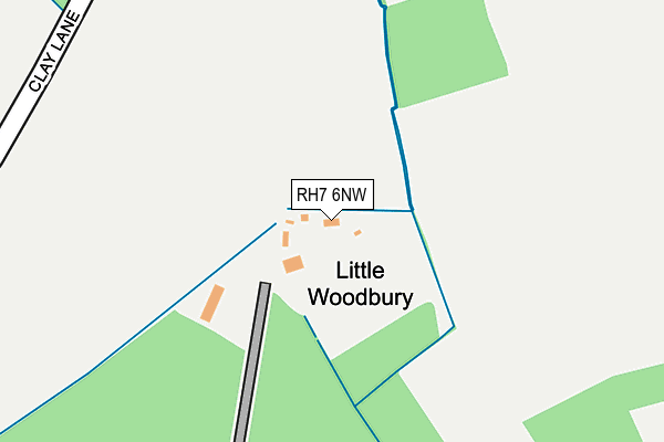 RH7 6NW map - OS OpenMap – Local (Ordnance Survey) RH7 6NW map - OS OpenMap – Local (Ordnance Survey)