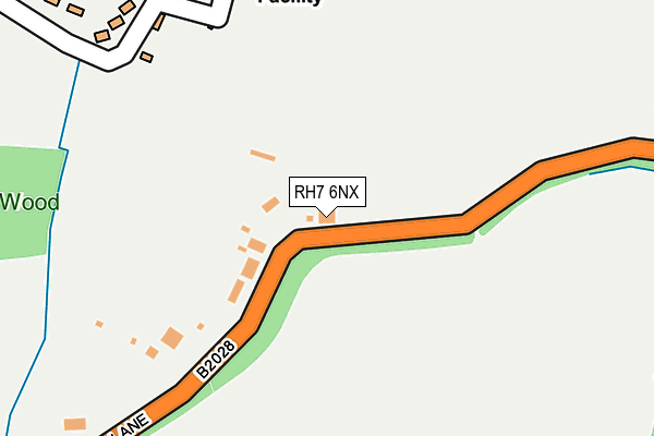 RH7 6NX map - OS OpenMap – Local (Ordnance Survey) RH7 6NX map - OS OpenMap – Local (Ordnance Survey)