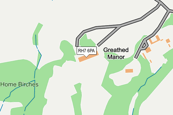 RH7 6PA map - OS OpenMap – Local (Ordnance Survey) RH7 6PA map - OS OpenMap – Local (Ordnance Survey)