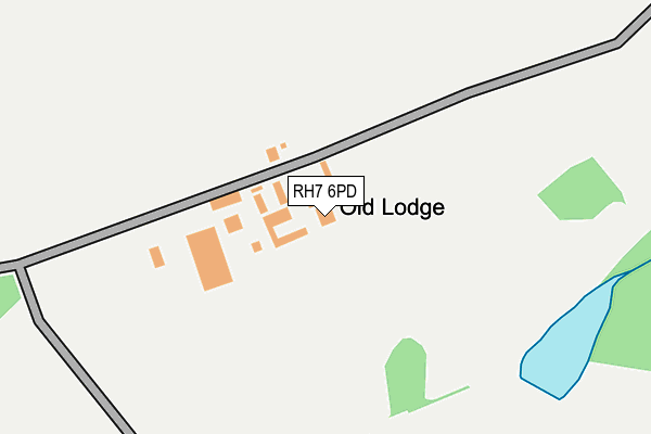 RH7 6PD map - OS OpenMap – Local (Ordnance Survey) RH7 6PD map - OS OpenMap – Local (Ordnance Survey)