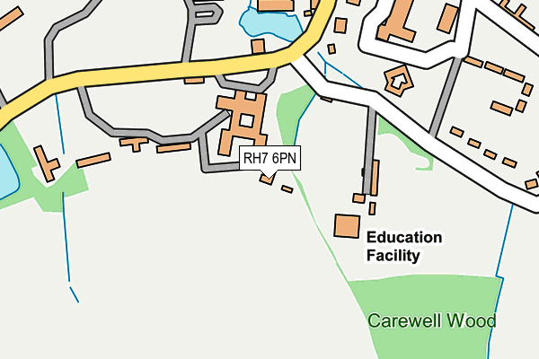 RH7 6PN map - OS OpenMap – Local (Ordnance Survey) RH7 6PN map - OS OpenMap – Local (Ordnance Survey)