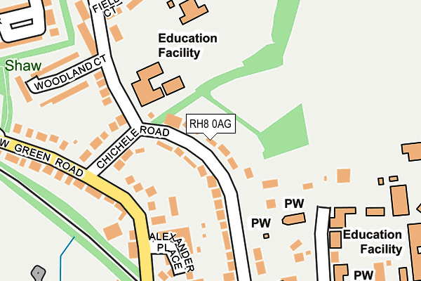 RH8 0AG map - OS OpenMap – Local (Ordnance Survey) RH8 0AG map - OS OpenMap – Local (Ordnance Survey)