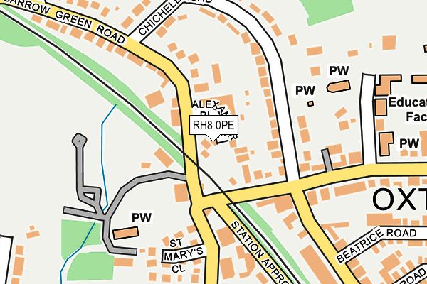 RH8 0PE map - OS OpenMap – Local (Ordnance Survey) RH8 0PE map - OS OpenMap – Local (Ordnance Survey)