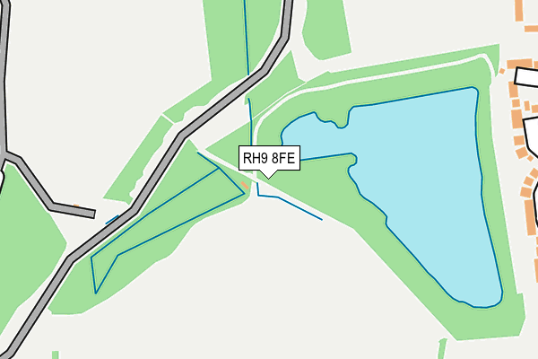 RH9 8FE map - OS OpenMap – Local (Ordnance Survey) RH9 8FE map - OS OpenMap – Local (Ordnance Survey)