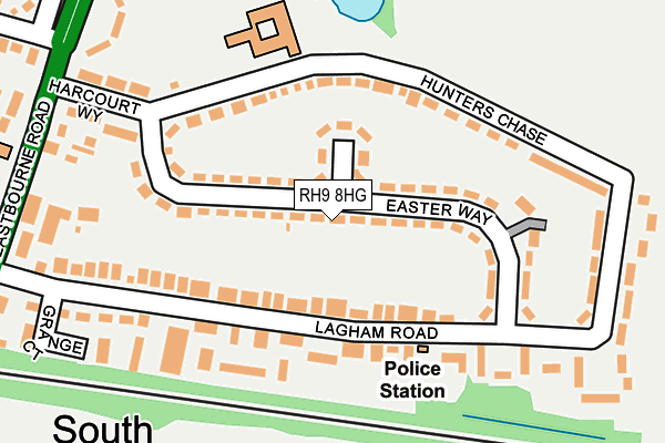 RH9 8HG map - OS OpenMap – Local (Ordnance Survey) RH9 8HG map - OS OpenMap – Local (Ordnance Survey)