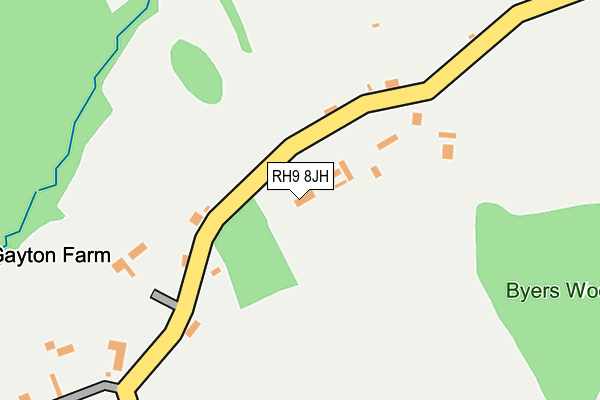 RH9 8JH map - OS OpenMap – Local (Ordnance Survey) RH9 8JH map - OS OpenMap – Local (Ordnance Survey)
