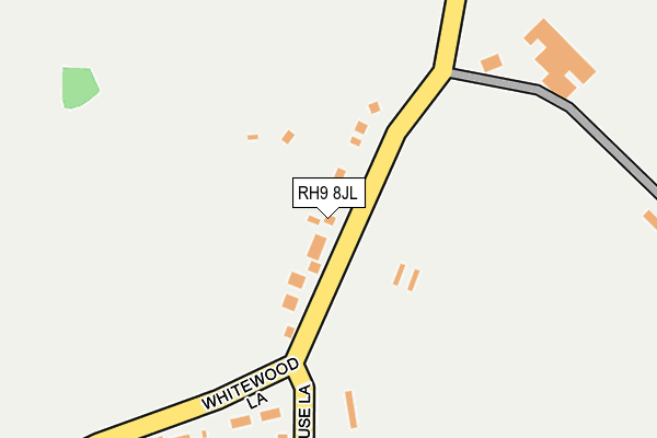 RH9 8JL map - OS OpenMap – Local (Ordnance Survey) RH9 8JL map - OS OpenMap – Local (Ordnance Survey)