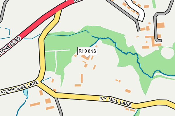 RH9 8NS map - OS OpenMap – Local (Ordnance Survey) RH9 8NS map - OS OpenMap – Local (Ordnance Survey)