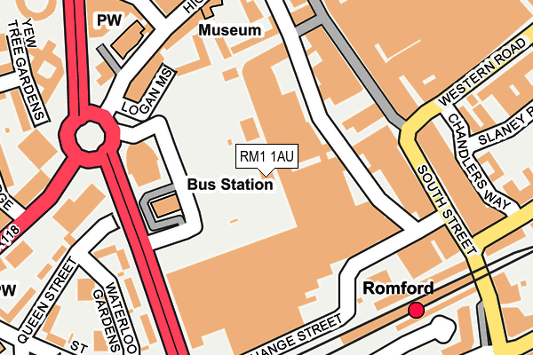 RM1 1AU map - OS OpenMap – Local (Ordnance Survey) RM1 1AU map - OS OpenMap – Local (Ordnance Survey)
