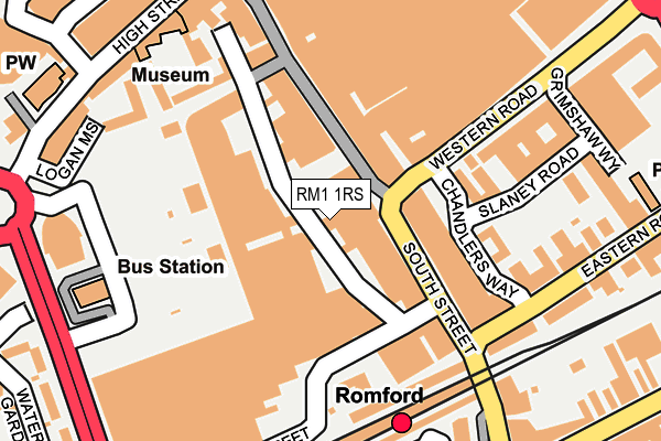 RM1 1RS map - OS OpenMap – Local (Ordnance Survey) RM1 1RS map - OS OpenMap – Local (Ordnance Survey)