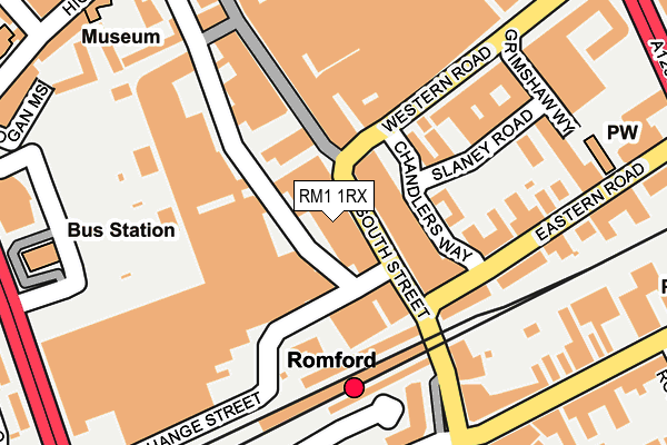RM1 1RX map - OS OpenMap – Local (Ordnance Survey) RM1 1RX map - OS OpenMap – Local (Ordnance Survey)