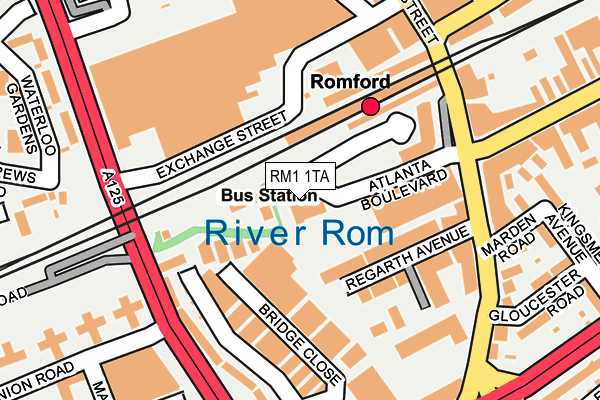 RM1 1TA map - OS OpenMap – Local (Ordnance Survey) RM1 1TA map - OS OpenMap – Local (Ordnance Survey)