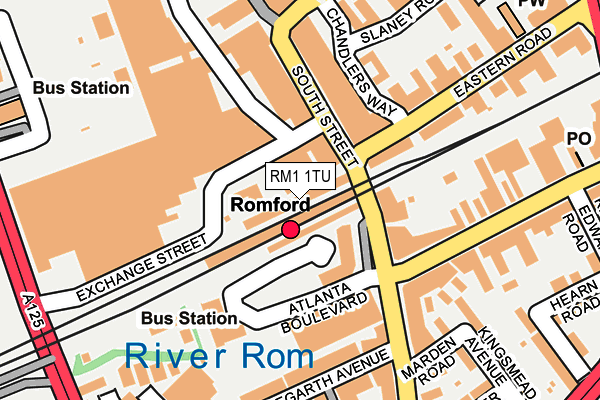 RM1 1TU map - OS OpenMap – Local (Ordnance Survey) RM1 1TU map - OS OpenMap – Local (Ordnance Survey)