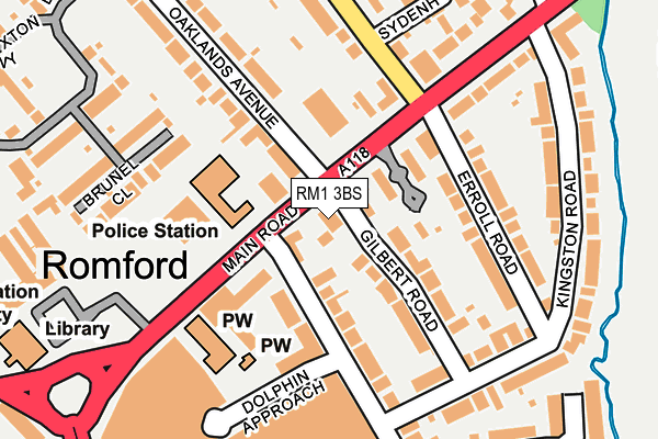 RM1 3BS map - OS OpenMap – Local (Ordnance Survey) RM1 3BS map - OS OpenMap – Local (Ordnance Survey)