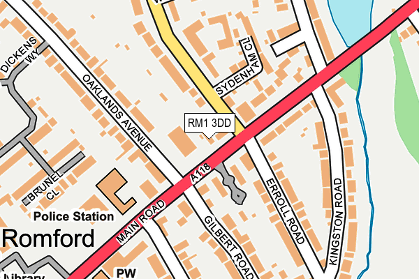RM1 3DD map - OS OpenMap – Local (Ordnance Survey) RM1 3DD map - OS OpenMap – Local (Ordnance Survey)