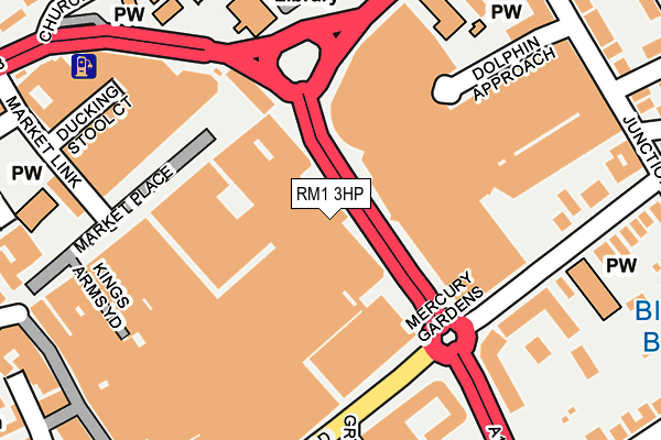 RM1 3HP map - OS OpenMap – Local (Ordnance Survey) RM1 3HP map - OS OpenMap – Local (Ordnance Survey)