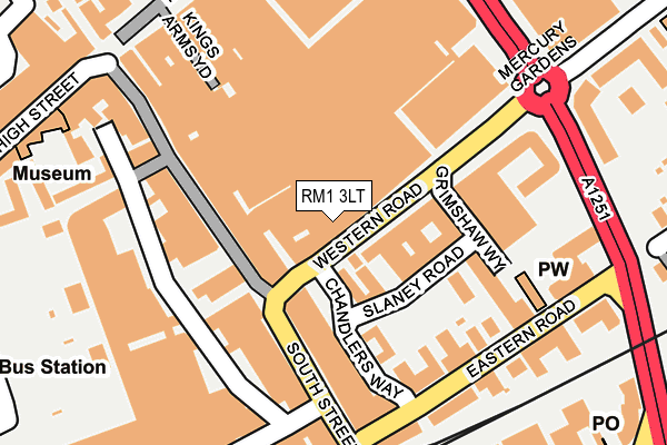 RM1 3LT map - OS OpenMap – Local (Ordnance Survey) RM1 3LT map - OS OpenMap – Local (Ordnance Survey)