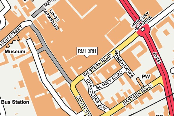RM1 3RH map - OS OpenMap – Local (Ordnance Survey) RM1 3RH map - OS OpenMap – Local (Ordnance Survey)