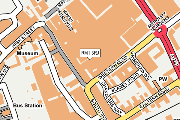 RM1 3RJ map - OS OpenMap – Local (Ordnance Survey) RM1 3RJ map - OS OpenMap – Local (Ordnance Survey)