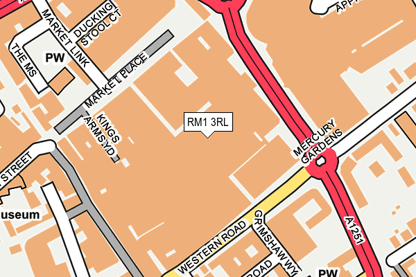 RM1 3RL map - OS OpenMap – Local (Ordnance Survey) RM1 3RL map - OS OpenMap – Local (Ordnance Survey)