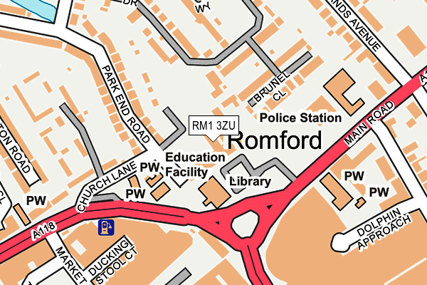 RM1 3ZU map - OS OpenMap – Local (Ordnance Survey) RM1 3ZU map - OS OpenMap – Local (Ordnance Survey)