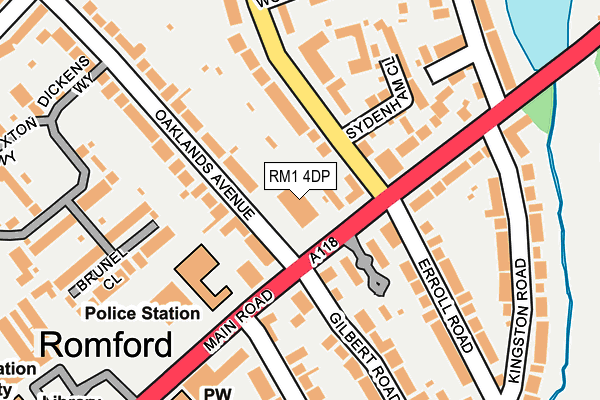 RM1 4DP map - OS OpenMap – Local (Ordnance Survey) RM1 4DP map - OS OpenMap – Local (Ordnance Survey)
