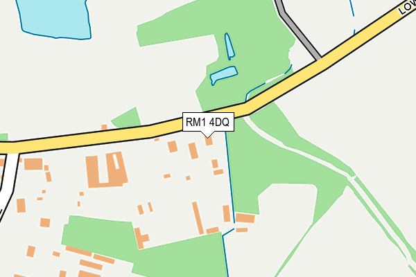 RM1 4DQ map - OS OpenMap – Local (Ordnance Survey) RM1 4DQ map - OS OpenMap – Local (Ordnance Survey)