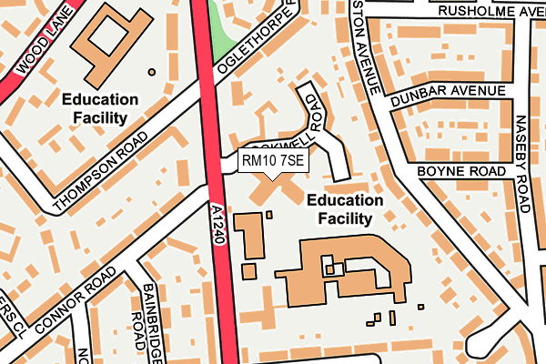 RM10 7SE map - OS OpenMap – Local (Ordnance Survey) RM10 7SE map - OS OpenMap – Local (Ordnance Survey)