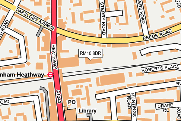 RM10 8DR map - OS OpenMap – Local (Ordnance Survey) RM10 8DR map - OS OpenMap – Local (Ordnance Survey)