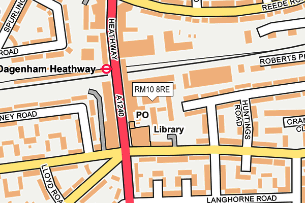 RM10 8RE map - OS OpenMap – Local (Ordnance Survey) RM10 8RE map - OS OpenMap – Local (Ordnance Survey)