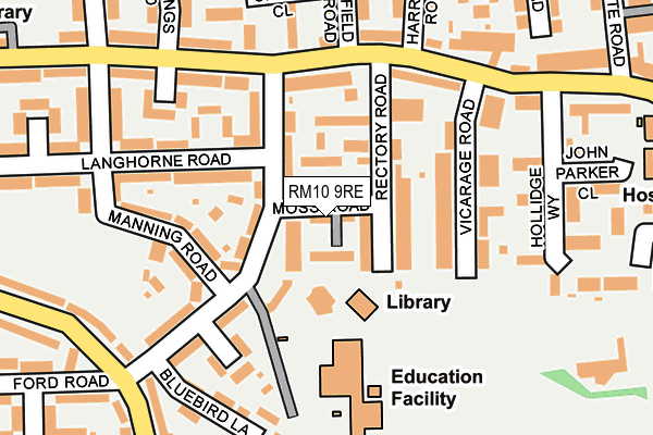 RM10 9RE map - OS OpenMap – Local (Ordnance Survey) RM10 9RE map - OS OpenMap – Local (Ordnance Survey)