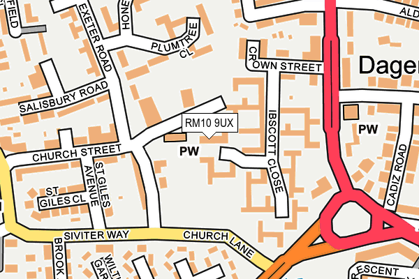 RM10 9UX map - OS OpenMap – Local (Ordnance Survey) RM10 9UX map - OS OpenMap – Local (Ordnance Survey)