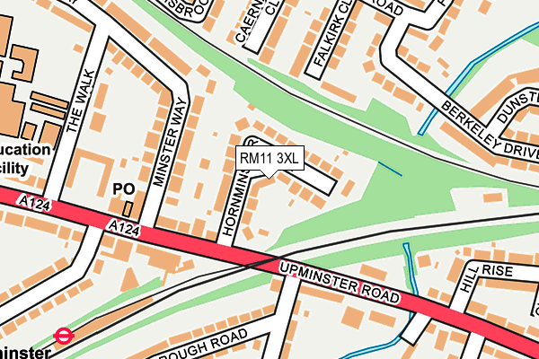 RM11 3XL map - OS OpenMap – Local (Ordnance Survey) RM11 3XL map - OS OpenMap – Local (Ordnance Survey)