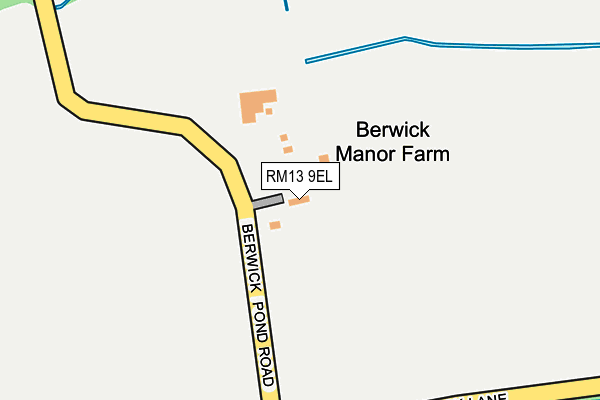 RM13 9EL map - OS OpenMap – Local (Ordnance Survey) RM13 9EL map - OS OpenMap – Local (Ordnance Survey)
