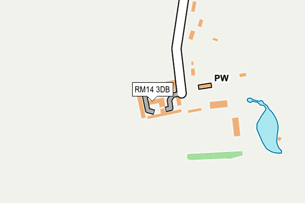 RM14 3DB map - OS OpenMap – Local (Ordnance Survey) RM14 3DB map - OS OpenMap – Local (Ordnance Survey)