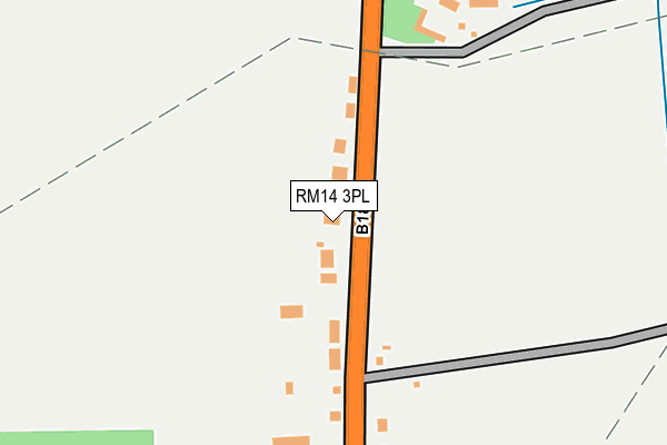RM14 3PL map - OS OpenMap – Local (Ordnance Survey) RM14 3PL map - OS OpenMap – Local (Ordnance Survey)