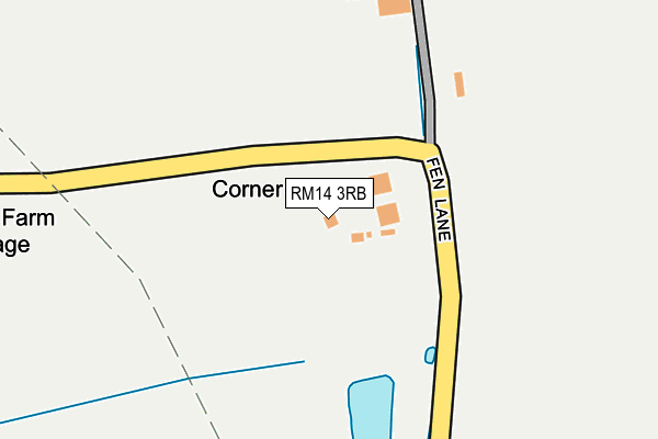 RM14 3RB map - OS OpenMap – Local (Ordnance Survey) RM14 3RB map - OS OpenMap – Local (Ordnance Survey)