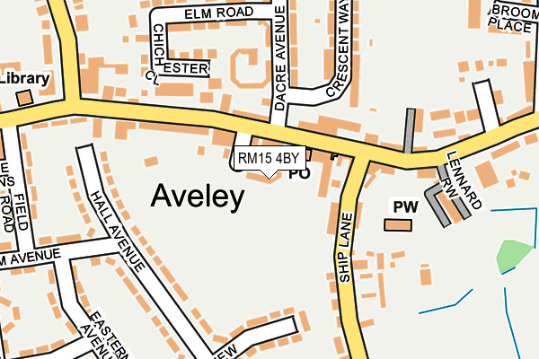 RM15 4BY map - OS OpenMap – Local (Ordnance Survey) RM15 4BY map - OS OpenMap – Local (Ordnance Survey)