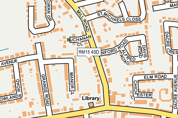 RM15 4SD map - OS OpenMap – Local (Ordnance Survey) RM15 4SD map - OS OpenMap – Local (Ordnance Survey)