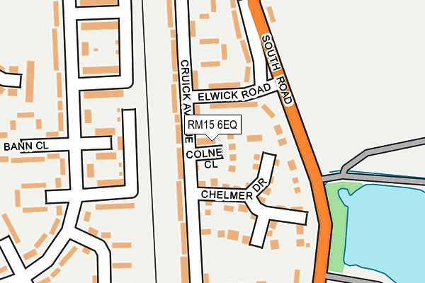 RM15 6EQ map - OS OpenMap – Local (Ordnance Survey) RM15 6EQ map - OS OpenMap – Local (Ordnance Survey)