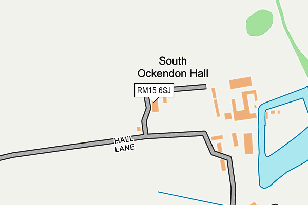 RM15 6SJ map - OS OpenMap – Local (Ordnance Survey) RM15 6SJ map - OS OpenMap – Local (Ordnance Survey)