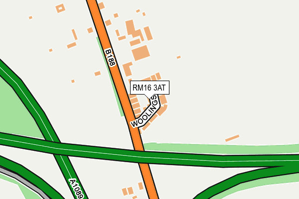 RM16 3AT map - OS OpenMap – Local (Ordnance Survey) RM16 3AT map - OS OpenMap – Local (Ordnance Survey)