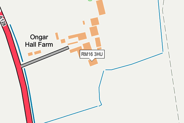 RM16 3HU map - OS OpenMap – Local (Ordnance Survey) RM16 3HU map - OS OpenMap – Local (Ordnance Survey)