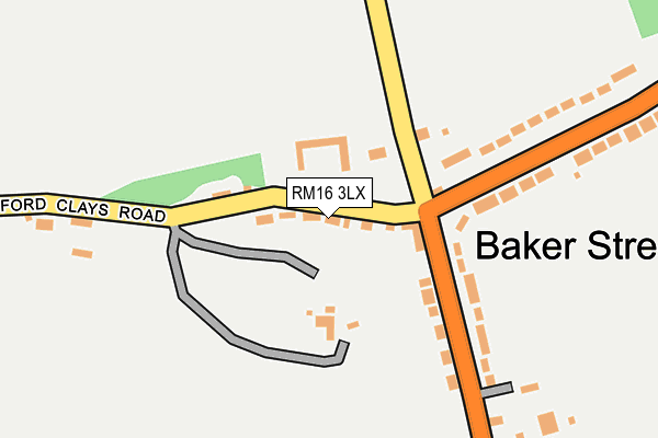 RM16 3LX map - OS OpenMap – Local (Ordnance Survey) RM16 3LX map - OS OpenMap – Local (Ordnance Survey)
