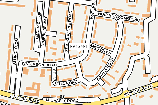 RM16 4NT map - OS OpenMap – Local (Ordnance Survey) RM16 4NT map - OS OpenMap – Local (Ordnance Survey)